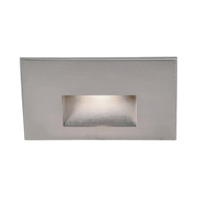 Load image into Gallery viewer, LEDme Horizontal LED Step and Wall Light in White/Stainless Steel.