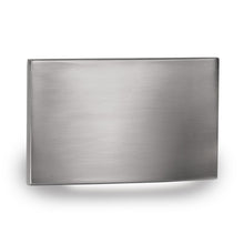Load image into Gallery viewer, LEDme Horizontal Scoop LED Step and Wall Light in Amber/Brushed Nickel.