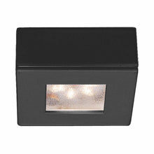 Load image into Gallery viewer, LEDme Square LED Button Light in Black.