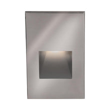 Load image into Gallery viewer, LEDme Vertical LED Step and Wall Light in White/Stainless Steel.