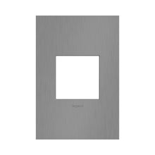 Load image into Gallery viewer, adorne® Cast Metals PLUS 1-Gang Wall Plate in Brushed Black Nickel.