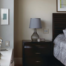 Load image into Gallery viewer, adorne® Cast Metals Wall Plate in bedroom.