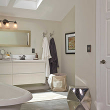 Load image into Gallery viewer, adorne® Cast Metals Wall Plate in bathroom.