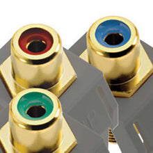 Load image into Gallery viewer, adorne® Component Video RCA to F Kit in Detail.