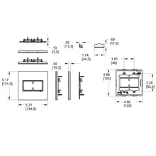 Load image into Gallery viewer, adorne® Hubbardton Forge Wall Plates - line drawing.