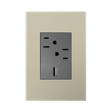 Load image into Gallery viewer, adorne® Plastics Plus 1-Gang Wall Plate in Detail.