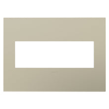 Load image into Gallery viewer, adorne® Plastics Wall Plate in Satin Light Almond (3-Gang).