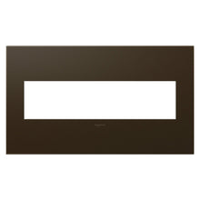 Load image into Gallery viewer, adorne® Plastics Wall Plate in Bleu Noir (4-Gang).