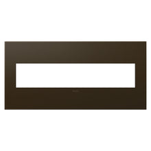 Load image into Gallery viewer, adorne® Plastics Wall Plate in Bleu Noir (5-Gang).