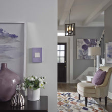Load image into Gallery viewer, adorne® Plastics Wall Plate in living room.