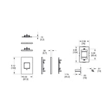 Load image into Gallery viewer, adorne® Plastics Wall Plate - line drawing.
