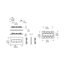Load image into Gallery viewer, adorne® Plastics Wall Plate - line drawing.