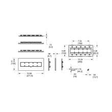 Load image into Gallery viewer, adorne® Plastics Wall Plate - line drawing.