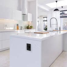 Load image into Gallery viewer, adorne® Pop-Out Outlet in kitchen.