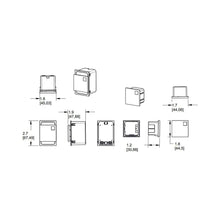 Load image into Gallery viewer, adorne® Portable Nightlight-Flashlight - line drawing.