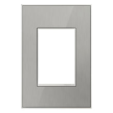 Load image into Gallery viewer, adorne® Real Materials Plus 1-Gang Wall Plate in Mirror White/White.