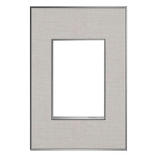Load image into Gallery viewer, adorne® Real Materials Plus 1-Gang Wall Plate in True Linen.
