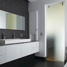 Load image into Gallery viewer, adorne® Real Materials Plus 1-Gang Wall Plate in bathroom.