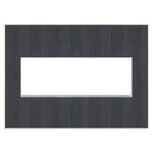 Load image into Gallery viewer, adorne® Real Materials Wall Plate in Rustic Grey (3-Gang).