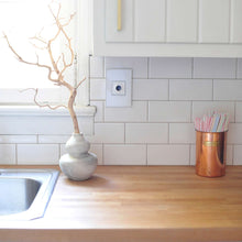 Load image into Gallery viewer, adorne® Real Materials Wall Plate in kitchen.
