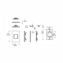 Load image into Gallery viewer, adorne® Real Materials Wall Plate - line drawing