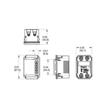 Load image into Gallery viewer, adorne® SensaSwitch Timer - line drawing.