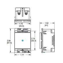 Load image into Gallery viewer, adorne® sofTap Switch - line drawing.