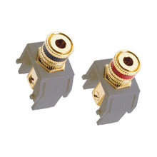 Load image into Gallery viewer, adorne® Speaker Binding Posts in Magnesium.