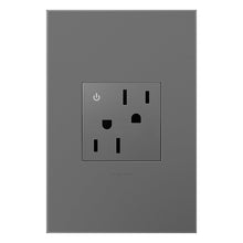 Load image into Gallery viewer, adorne® Tamper-Resistant Dual Controlled Outlet in Detail.