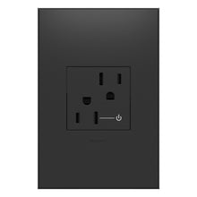 Load image into Gallery viewer, adorne® Tamper-Resistant Half Controlled Outlet in Detail.