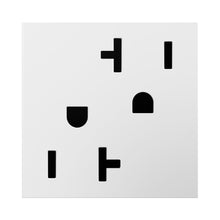 Load image into Gallery viewer, adorne® Tamper-Resistant Outlet in White (20A).