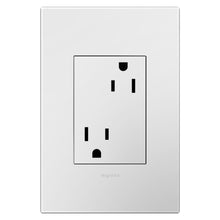 Load image into Gallery viewer, adorne® Tamper-Resistant PLUS Outlet in Detail.