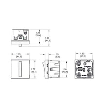 Load image into Gallery viewer, adorne® Whisper Switch - line drawing.