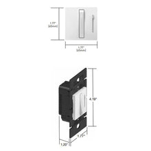 Load image into Gallery viewer, adorne® Whisper Tru-Universal Dimmer - line drawing.