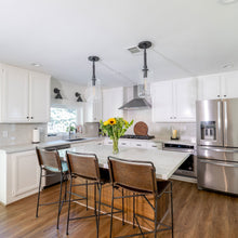 Load image into Gallery viewer, Lenox Hill Pendant Light in dining room.
