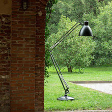 Load image into Gallery viewer, JJ Big LED Outdoor Floor Lamp in Outside Area.