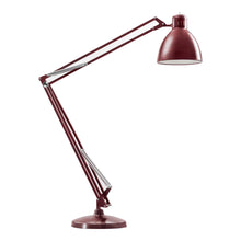 Load image into Gallery viewer, JJ Great LED Outdoor Floor Lamp in Amaranth Red.