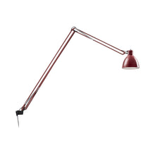 Load image into Gallery viewer, JJ LED Wall Light in Amaranth Red/Black (Medium).