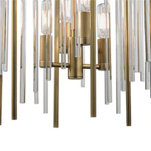 Load image into Gallery viewer, Lewis Flush Mount Ceiling Light in Detail.