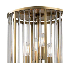 Load image into Gallery viewer, Lewis Flush Mount Ceiling Light in Detail.