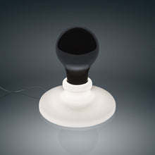 Load image into Gallery viewer, Light Bulb LED Table Lamp in Black.