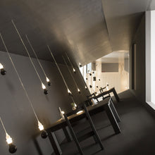 Load image into Gallery viewer, Light Bulb LED Table Lamp in dining room.