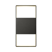 Load image into Gallery viewer, Light Frames™ Up/Down Outdoor LED Wall Light in Textured Bronze/Small.