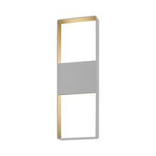 Load image into Gallery viewer, Light Frames™ Up/Down Outdoor LED Wall Light in Textured Gray/Large.