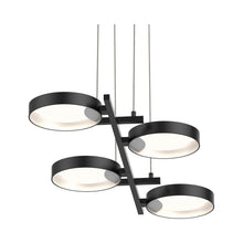 Load image into Gallery viewer, Light Guide Ring 4-Light LED Pendant Light.