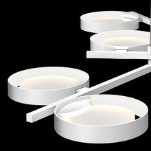 Load image into Gallery viewer, Light Guide Ring 9-Light LED Pendant Light in Detail.