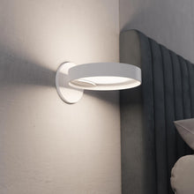 Load image into Gallery viewer, Light Guide Ring LED Wall Light in bedroom.