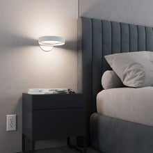 Load image into Gallery viewer, Light Guide Ring LED Wall Light in bedroom.