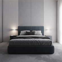 Load image into Gallery viewer, light-guide-ring-led-wall-light-18 1500 × 1500px Light Guide Ring LED Wall Light in bedroom.