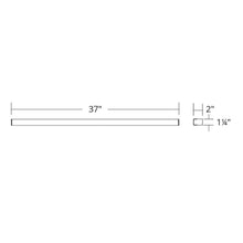 Load image into Gallery viewer, Lightstick LED Bath Vanity Light- line drawing.